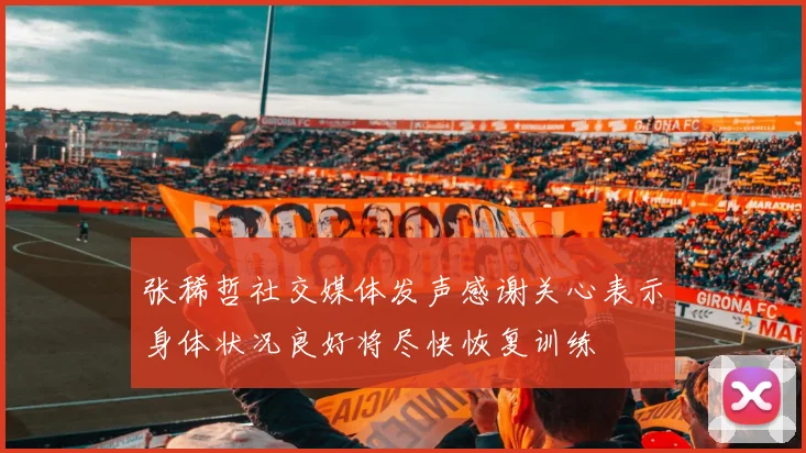 张稀哲社交媒体发声感谢关心表示身体状况良好将尽快恢复训练