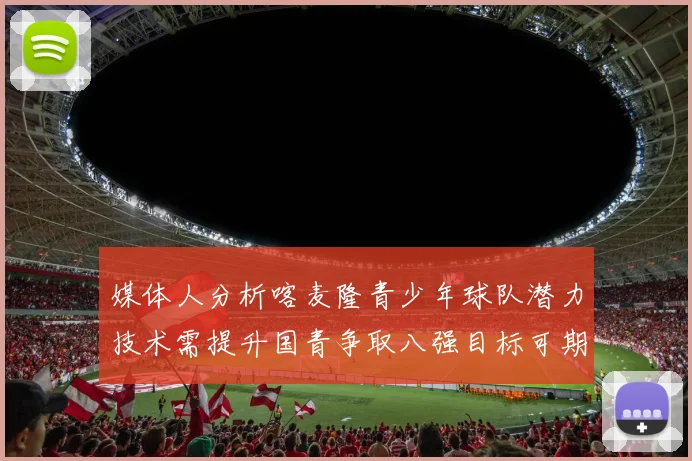 媒体人分析喀麦隆青少年球队潜力技术需提升国青争取八强目标可期