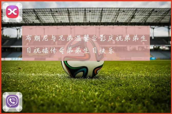 布朗尼与兄弟温馨合影庆祝弟弟生日祝福传奇弟弟生日快乐